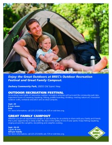 BREC Outdoor Recreation Festival & Family Campout