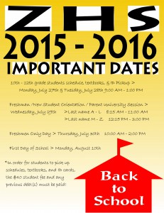 Back to School 2015-2016