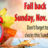 Time Change November Slider